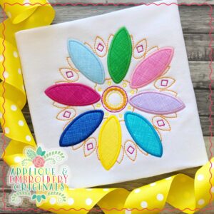 2336 Geometric Starburst Mosaic Applique Design