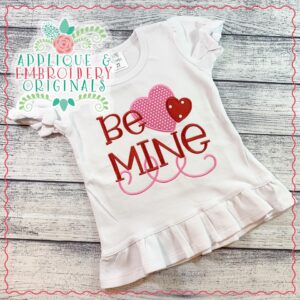 2341 Be Mine Hearts Applique Design