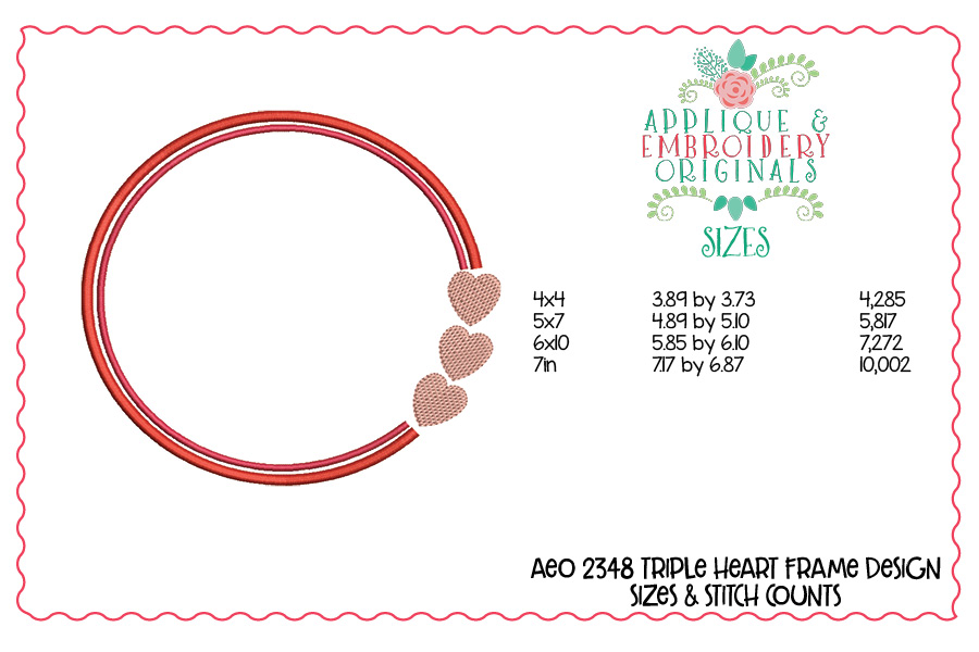 AEO 2348 Triple Heart Frame 1