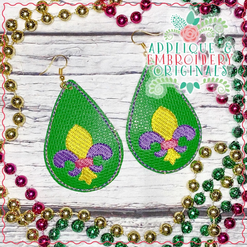 AEO 2380 Fleur De Lis Earring 2