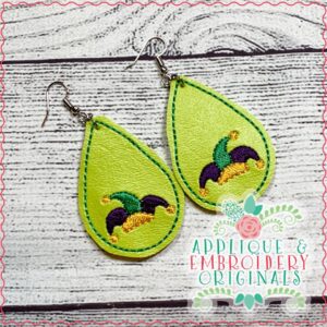 2381 Jester Hat Earrings In-The-Hoop Design