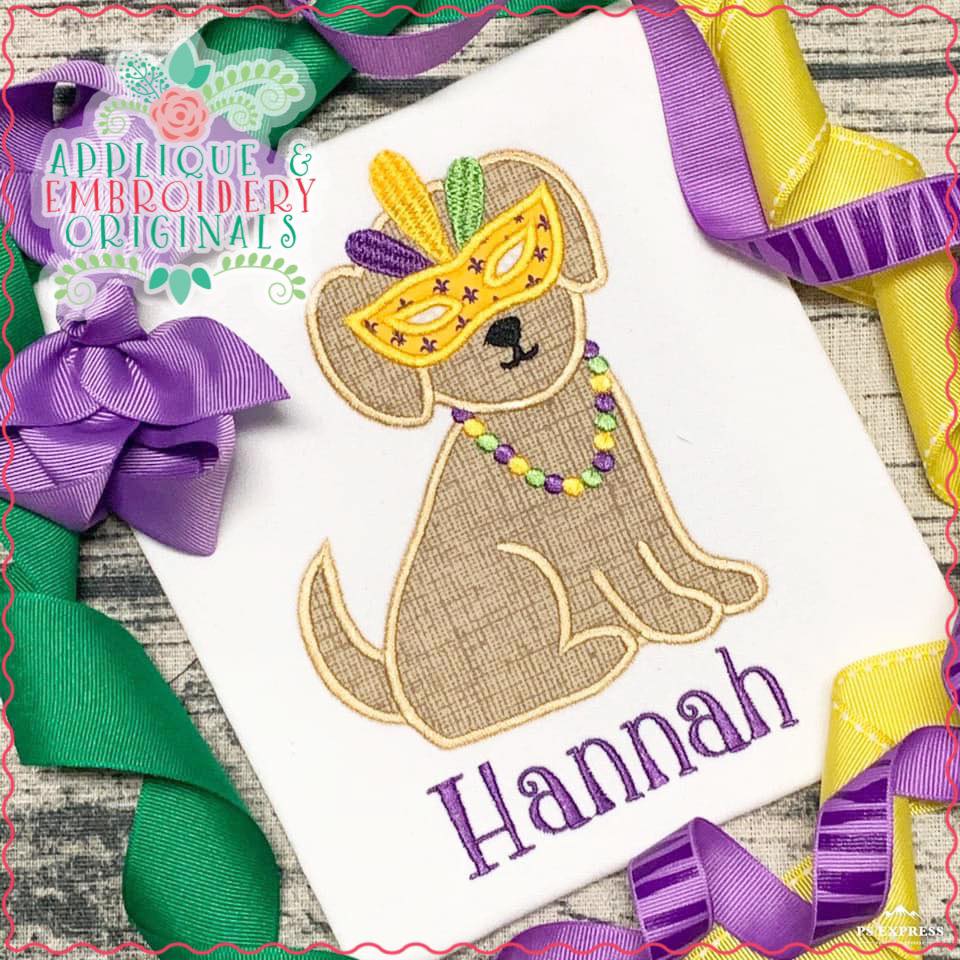 AEO 2396 Mardi Gras Puppy 2