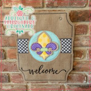 2400 Fleur De Lis Interchangeable Tab Design