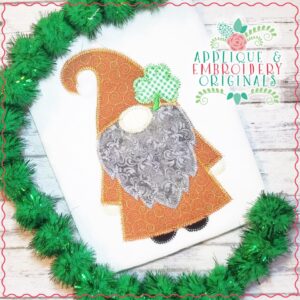 2415 St Pattys Gnome All-in-one Applique Design