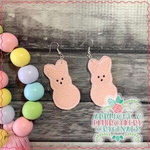 2426 Bunny Face Earrings In-The-Hoop Design