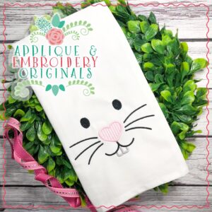 2439 Bunny Face All-In-One Applique Design
