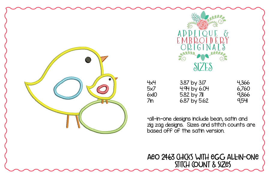 AEO 2463 Chicks with Egg 1