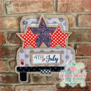 2475 4th of July Stars Interchangeable Design for Truck
