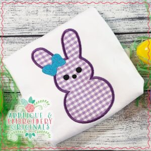 2489 Marshmallow Girl with Bow Applique Design