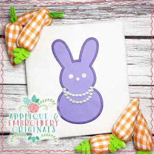 2491 Marshmallow Girl with Pearls Applique Design