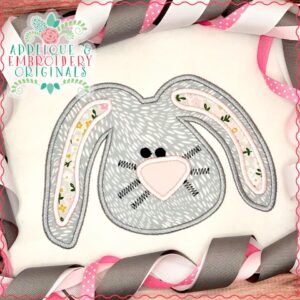 2509 Bunny Head Applique Design