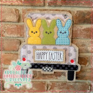 2515 Marshmallow Bunny Trio Tab Interchangeable Design for Truck