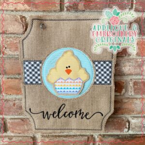 2521 Chick in Egg Tab Interchangeable Tab Design