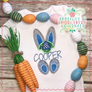 2526 Bunny Ear Hat Split Frame Applique Design