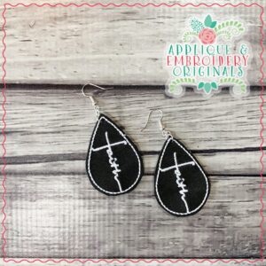 2531 Faith Earrings In-The-Hoop Design
