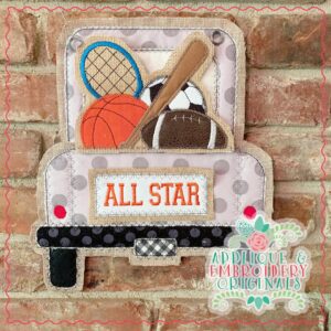 2545 Sports Balls Tab Interchangeable Design for Truck