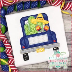 2549 Truck Cinco De Mayo Applique Design