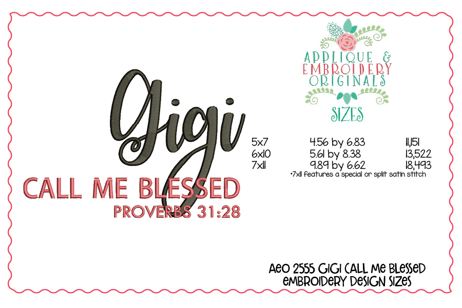 AEO 2555 Gigi Call Me Blessed 1