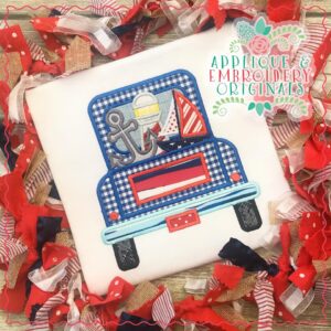 2570 Truck Nautical Applique Design