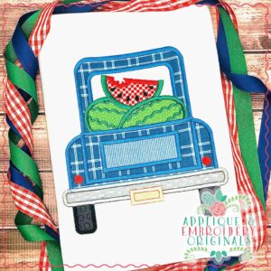 2572 Watermelon Truck Applique Design