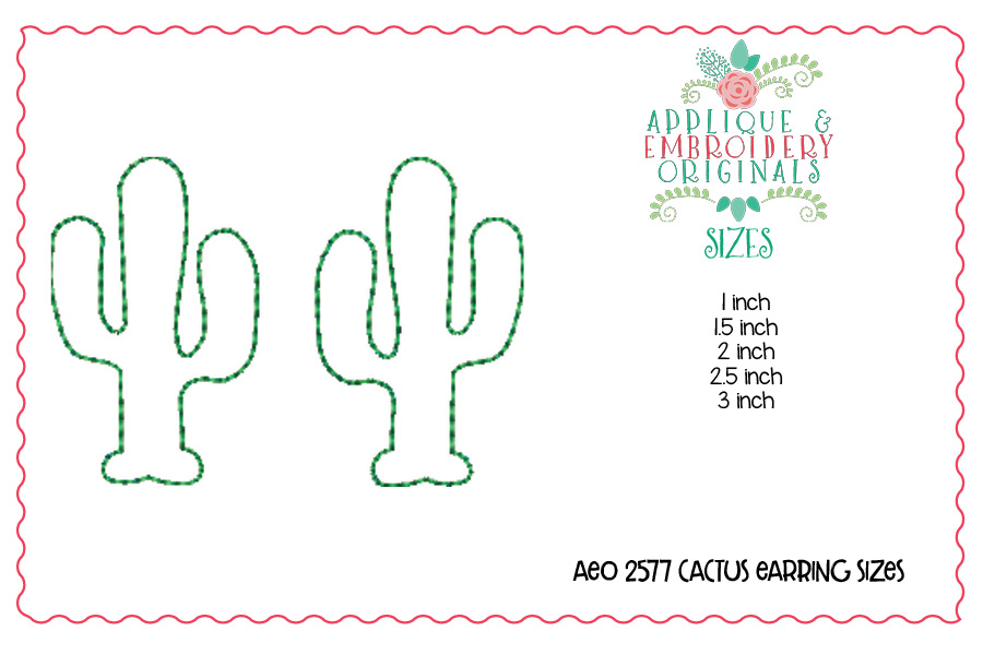 AEO 2577 Cactus Earrings 1
