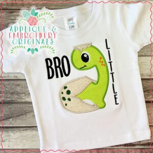 2597 Dinosaur Baby Applique Design