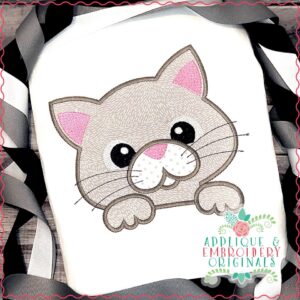 2598 Kitty Peeker Boy Applique Design