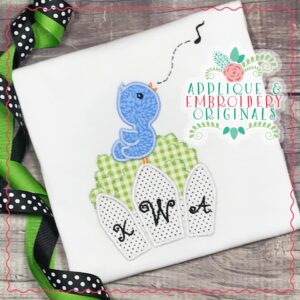 2616 Bluebird Singing Applique Design