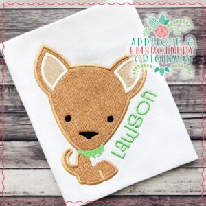 2619 Chihuahua Applique Design