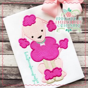 2629 Poodle Applique Design