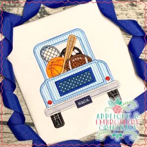 2636 Sports Truck Applique Design