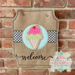 2639 Ice Cream Cone Tab Interchangeable Tab Design