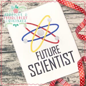 2691 Future Scientist Embroidery Design