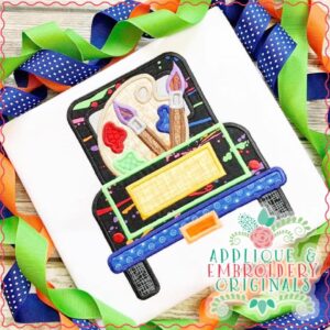 2706 Truck Paint Palette Applique Design