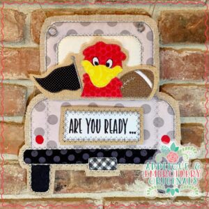 2726 Gamecock Mascot Interchangeable Design for Truck