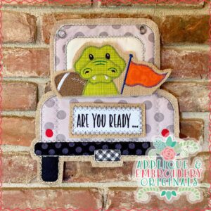 2727 Gator Mascot Interchangeable Design for Truck