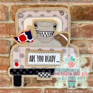 2729 Landshark Mascot Interchangeable Design for Truck