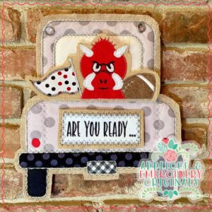 2730 Razorback Mascot Interchangeable Design for Truck