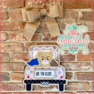 2732 Wildcat Mascot Interchangeable Design for Truck