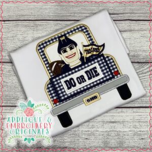 2834 Truck Mascot Commodore Applique Design