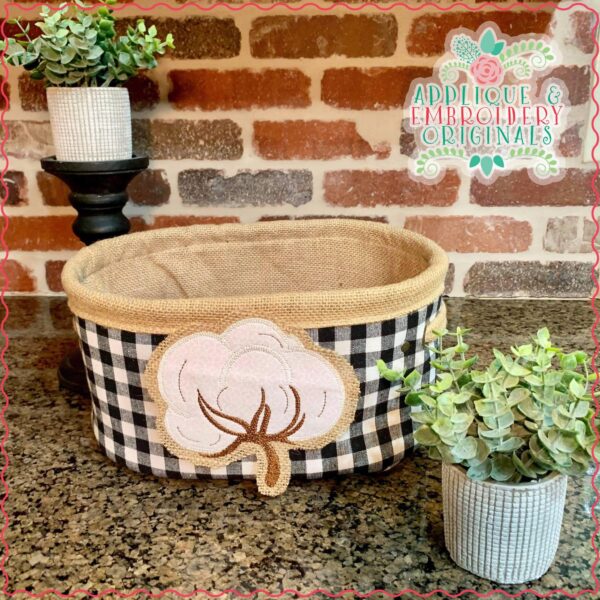 2744 Cotton Boll Tab Interchangeable Tab Design - Image 3