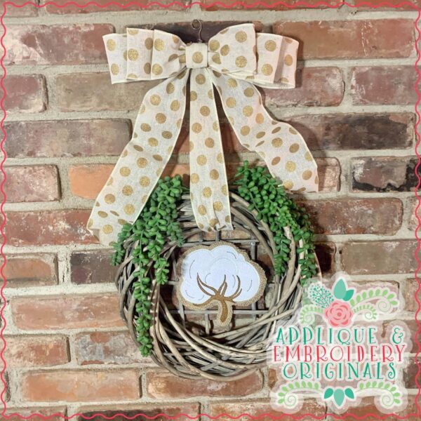 2744 Cotton Boll Tab Interchangeable Tab Design - Image 4