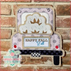 2745 Cotton Boll Interchangeable Design for Truck