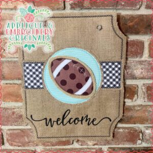 2747 Football Interchangeable Tab Design