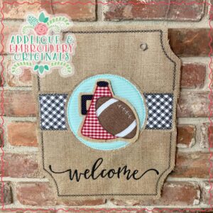 2749 Megaphone Football Interchangeable Tab Design