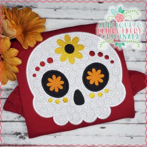 2768 Sugar Skull Version 3 Applique Design