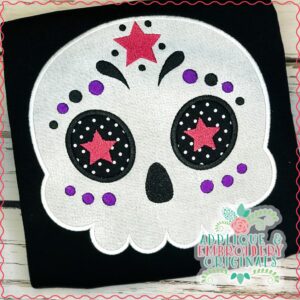 2769 Sugar Skull Version 4 Applique Design
