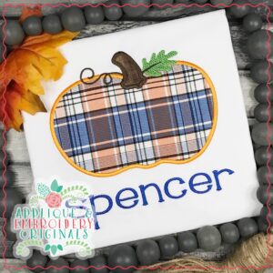 2775 Pumpkin Short Applique Design