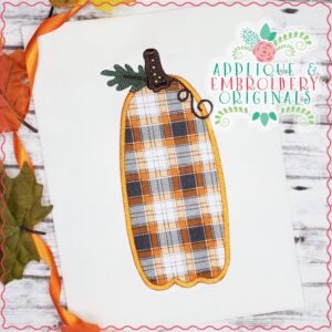 2777 Pumpkin Tall Applique Design