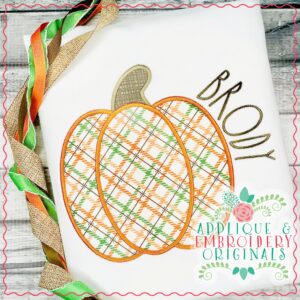2810 Pumpkin Simple Applique Design